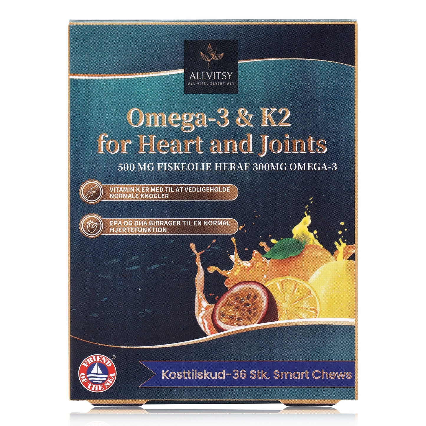 Allvitsy Omega-3 & Vitamin D3+K2 90mcg